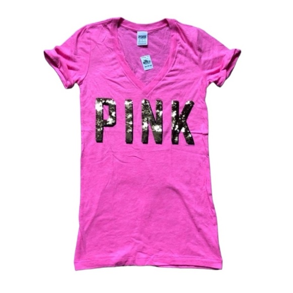 Vintage PINK Off White Velour Gold Bling Sequin Matching Set Size Large - Picture 11 of 15